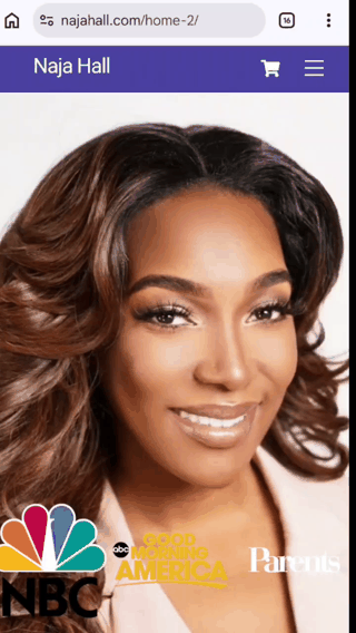 Naja Hall personal brand preview